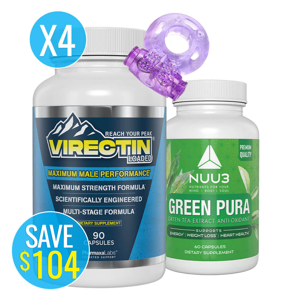 Virectin 4 Bottles - Virectin